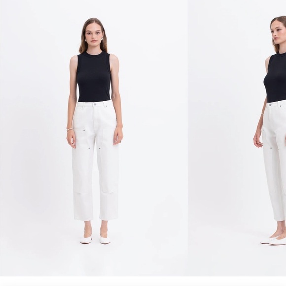 Renggli Work Pant in Chalk - Picture 9 of 10